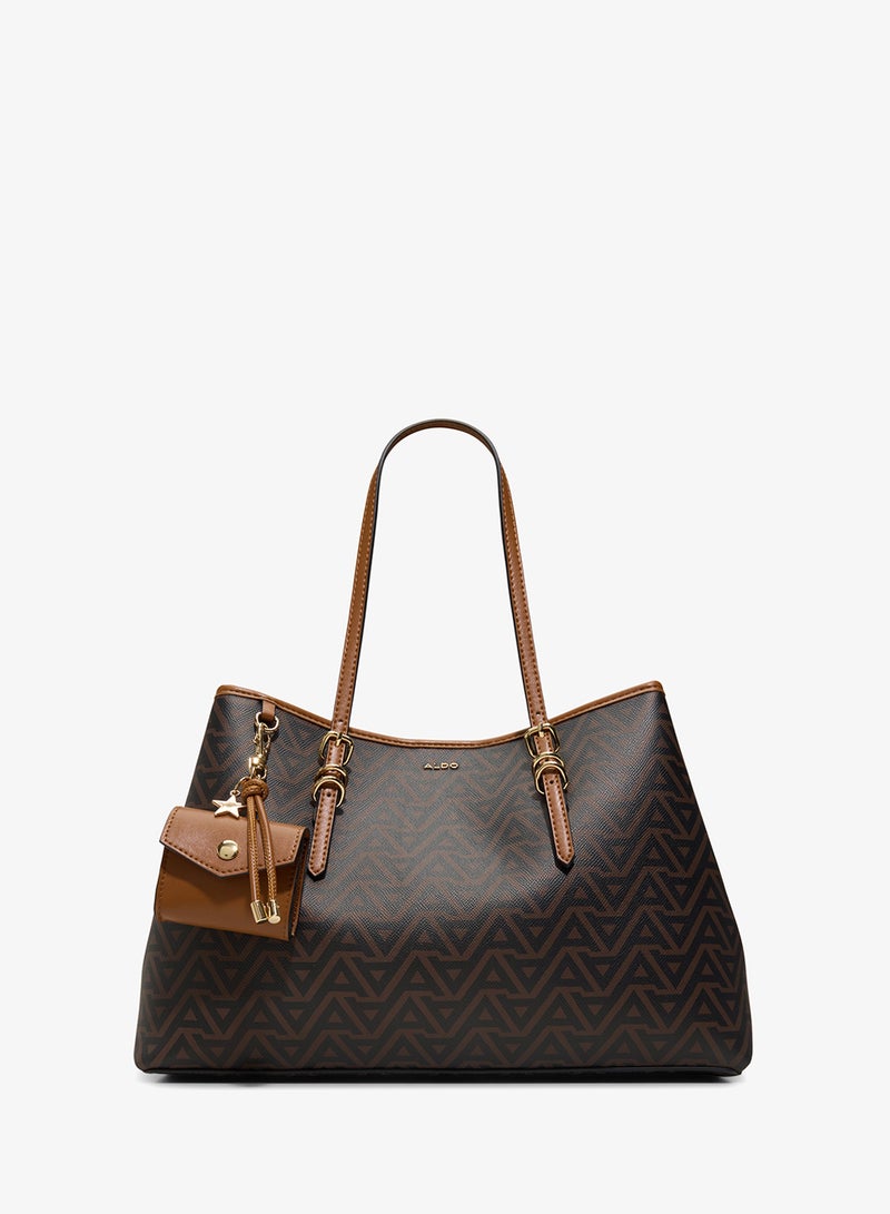 ALDO ISEDRA Monogram Patterned Tote Bag - Image 1
